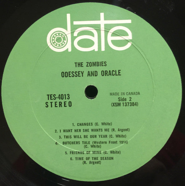 The Zombies : Odessey And Oracle (LP, Album)
