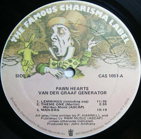 Van Der Graaf Generator : Pawn Hearts (LP, Album, Son)