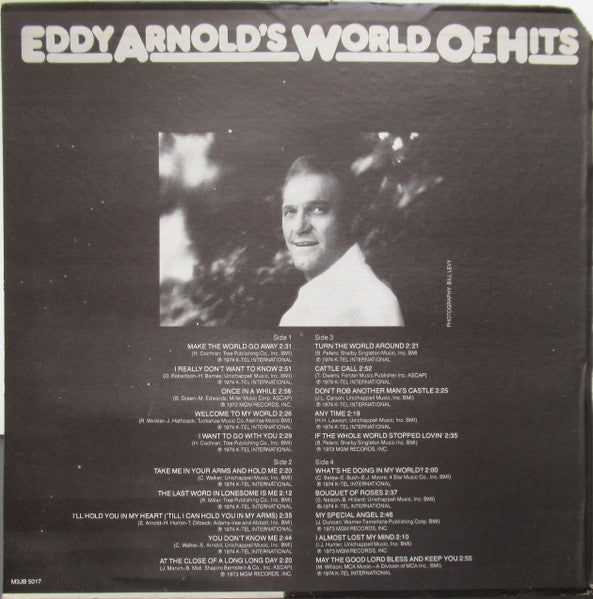 Eddy Arnold : Eddy Arnold's World Of Hits (2xLP, Comp)