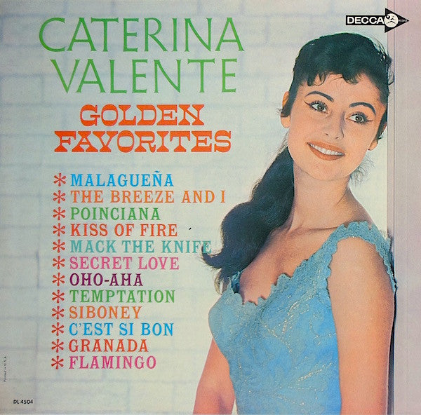 Caterina Valente : Golden Favorites (LP, Album, Comp, Mono)