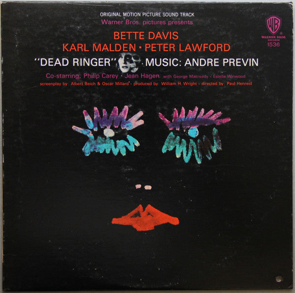 Andre Previn* : Dead Ringer (Original Motion Picture Sound Track) (LP, Mono, Ter)