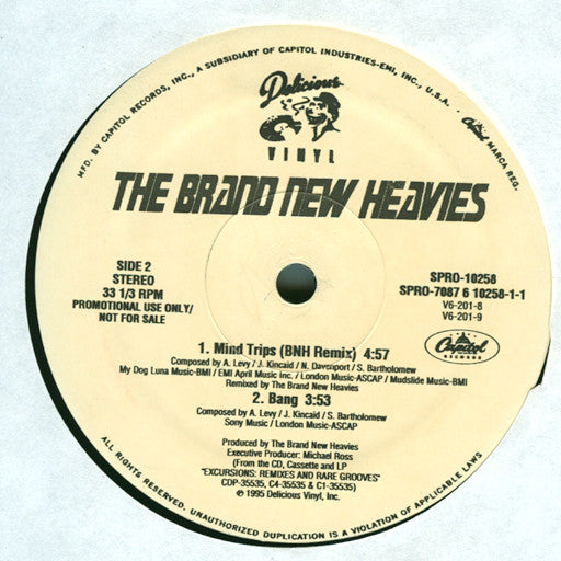 The Brand New Heavies : Mind Trips (SuperStar Remix) (12", Promo)