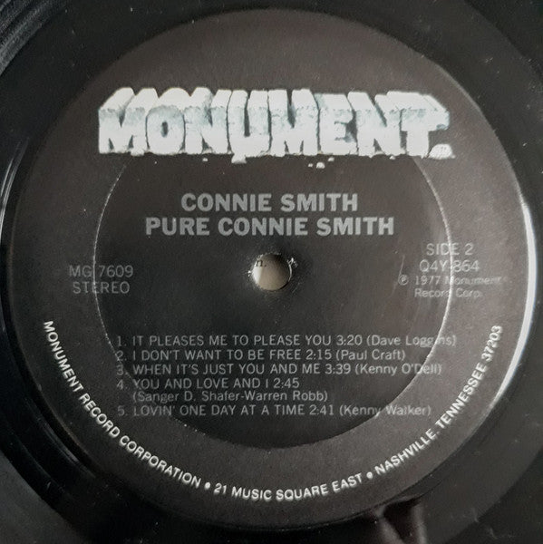 Connie Smith : Pure Connie Smith (LP, Album)