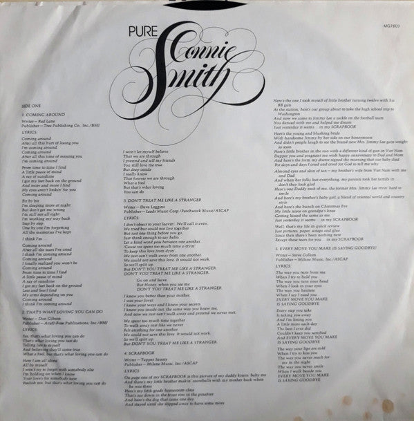 Connie Smith : Pure Connie Smith (LP, Album)