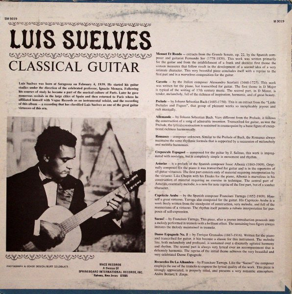 Luis Suelves : Classical Guitar (LP, Album)