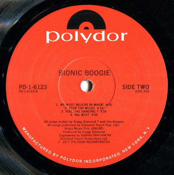 Bionic Boogie : Bionic Boogie (LP, Album)