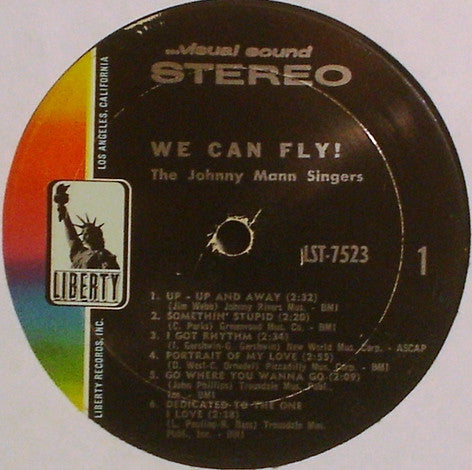 The Johnny Mann Singers : We Can Fly! Up-Up And Away (LP, Album)