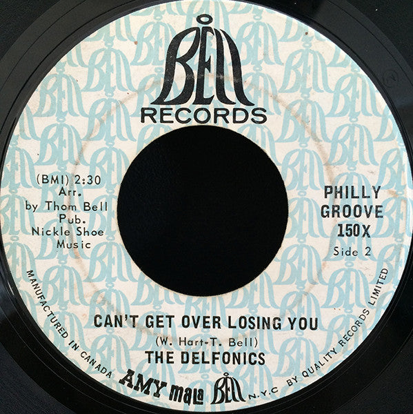 The Delfonics : La-La-Means I Love You / Can't Get Over Losing You (7", Single)