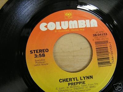 Cheryl Lynn : Preppie (7", Single)
