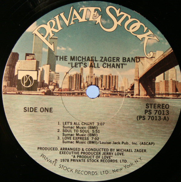 The Michael Zager Band : Let's All Chant (LP, Album)