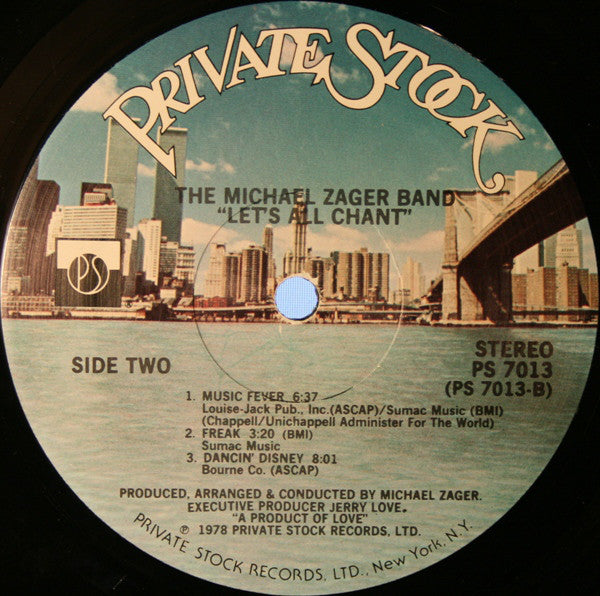 The Michael Zager Band : Let's All Chant (LP, Album)