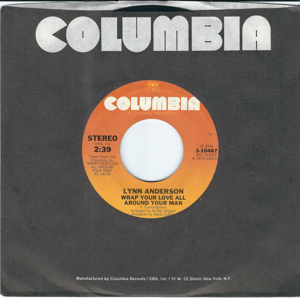 Lynn Anderson : Wrap Your Love All Around Your Man (7", Single, Styrene, San)