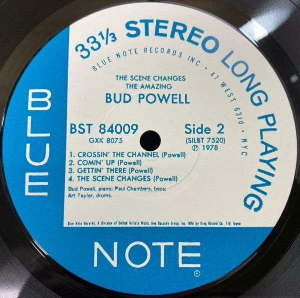 The Amazing Bud Powell* : The Scene Changes, Vol. 5 (LP, Album, RE)