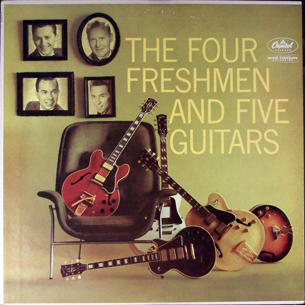 The Four Freshmen : The Four Freshmen And Five Guitars (LP, Album, Mono)