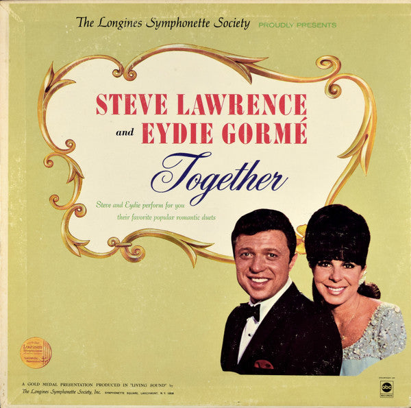 Steve Lawrence And Eydie Gorme* : Steve Lawrence And Eydie Gorme Together (LP, Album, Comp)