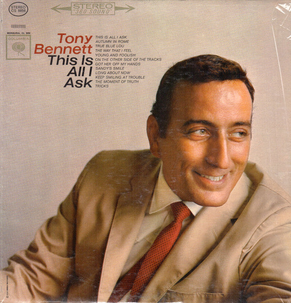 Tony Bennett : This Is All I Ask (LP, Album, Ter)