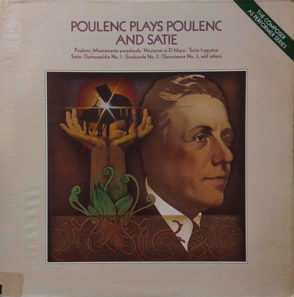 Poulenc* : Poulenc Plays Poulenc And Satie (LP, Album, Mono, RE)