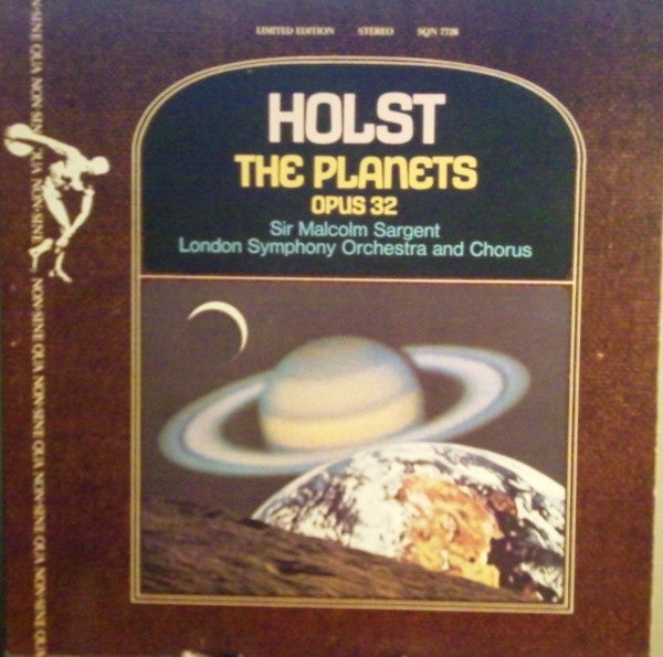 Holst* - Sir Malcolm Sargent, London Symphony Orchestra and Chorus* : The Planets, Opus 32 (LP, Ltd)