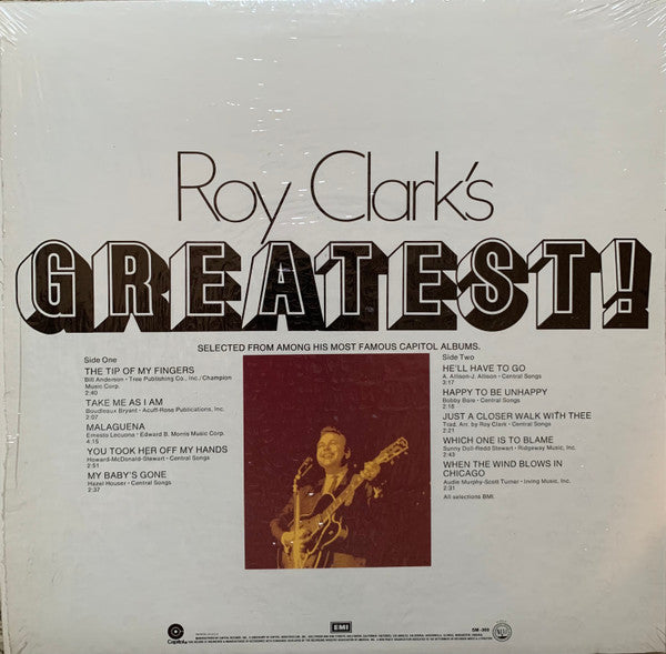 Roy Clark : Roy Clark's Greatest! (LP, Comp)