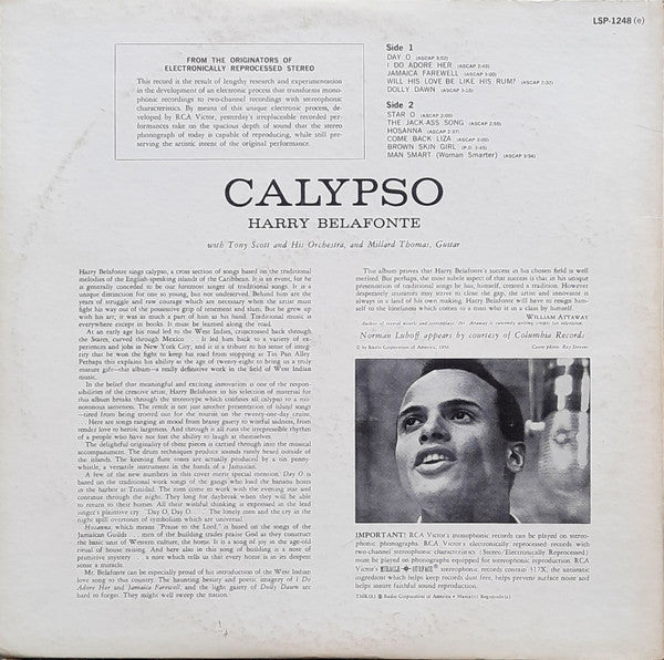 Harry Belafonte : Calypso (LP, RE)