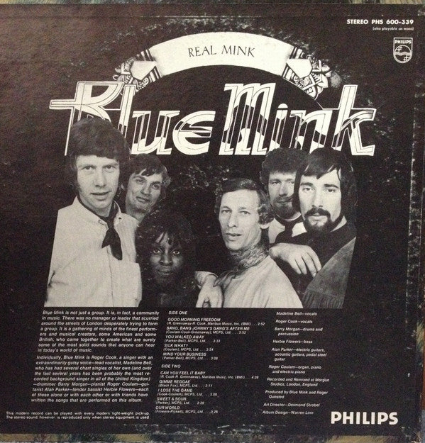 Blue Mink : Real Mink (LP, Album, Promo)