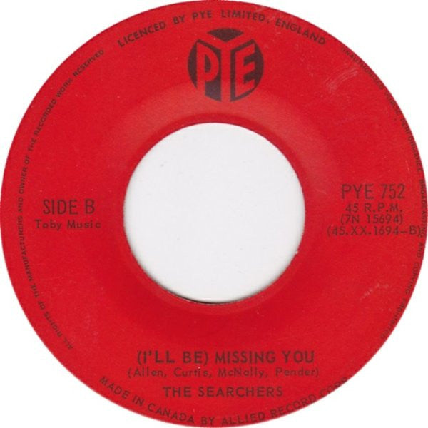 The Searchers : When You Walk In The Room (7", Single)