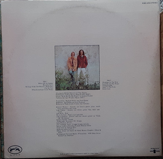 Brewer And Shipley : Shake Off The Demon (LP, Album, Promo)
