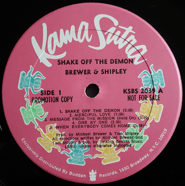 Brewer And Shipley : Shake Off The Demon (LP, Album, Promo)