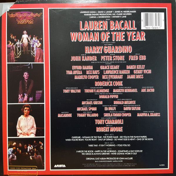 Lauren Bacall : Woman Of The Year (The Original Broadway Cast) (LP, Album)
