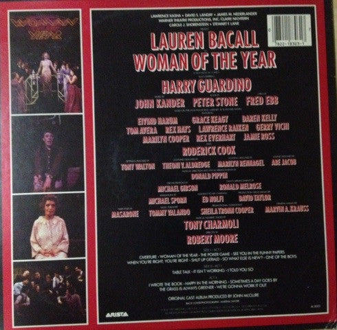 Lauren Bacall : Woman Of The Year (The Original Broadway Cast) (LP, Album)