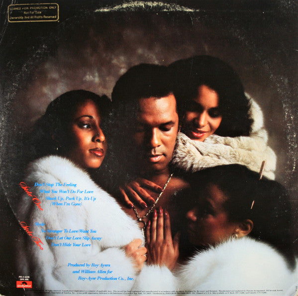 Roy Ayers : No Stranger To Love (LP, Album, Promo, 56 )