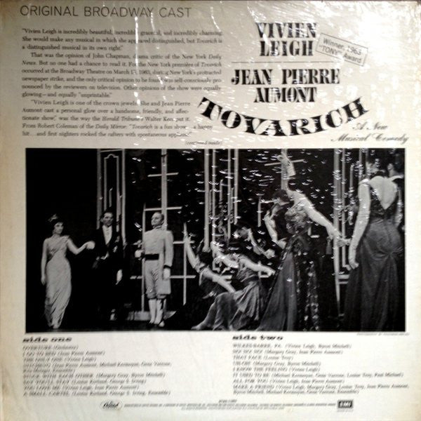 Lee Pockriss : Tovarich (Original Broadway Cast) (LP, RE, Gat)