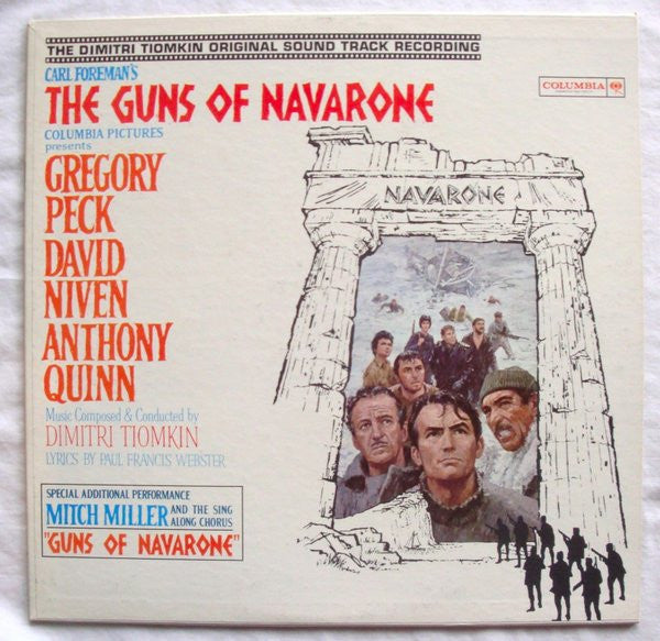 Dimitri Tiomkin : The Guns Of Navarone (The Dimitri Tiomkin Original Soundtrack Recording) (LP, Album, Mono)
