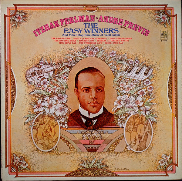 Itzhak Perlman, André Previn : The Easy Winners (And Other Rag-Time Music Of Scott Joplin) (LP, Win)