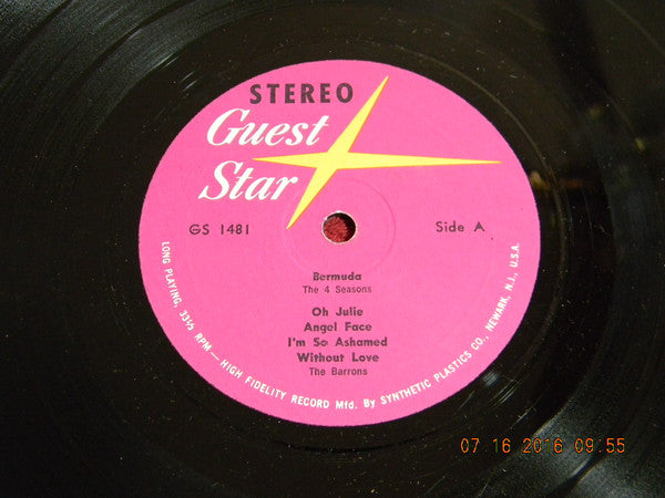 The 4 Seasons*, The Barrons : Guest Star Records Presents 4 Seasons  (LP, Album, Comp)