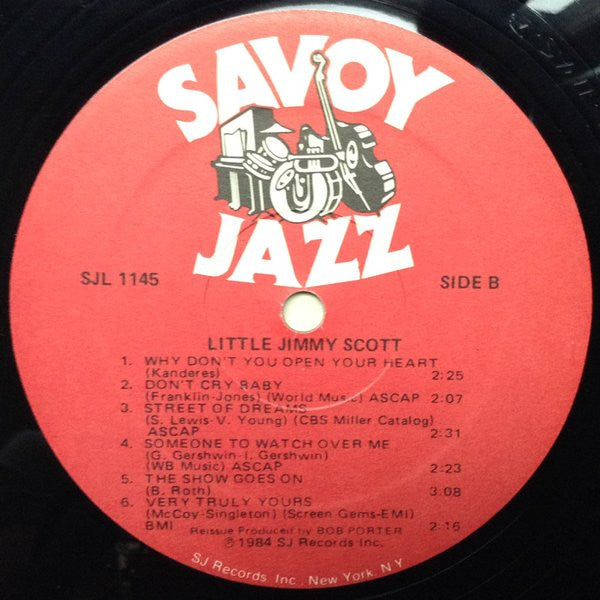 Jimmy Scott : Little Jimmy Scott (LP, Album, RE)