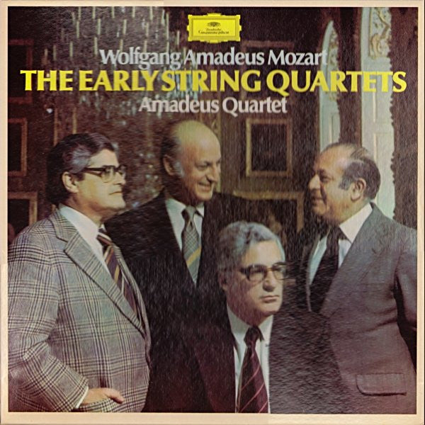 Amadeus Quartet* / Wolfgang Amadeus Mozart : The Early String Quartets (4xLP + Box, Album)