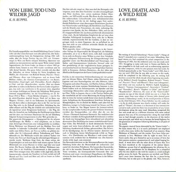 Schoenberg*, Inge Borkh, Hertha Töpper, Kieth Engen, Lorenz Fehenberger, Herbert Schachtschneider, Symphonie-Orchester Des Bayerischen Rundfunks, Rafael Kubelik : Gurre-Lieder (2xLP, RE)