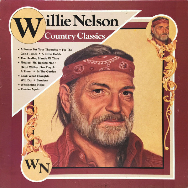 Willie Nelson : Country Classics (LP, Comp)