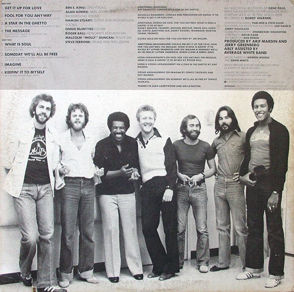 Average White Band & Ben E. King : Benny And Us (LP, Album, Ric)