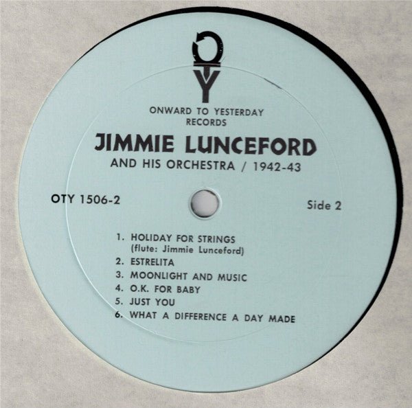 Jimmy Lunceford And His Orchestra* : 1941- 43 - Instrumentals Never Before On Record (LP, Mono)