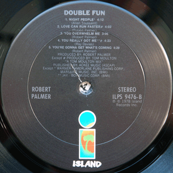 Robert Palmer : Double Fun (LP, Album, San)