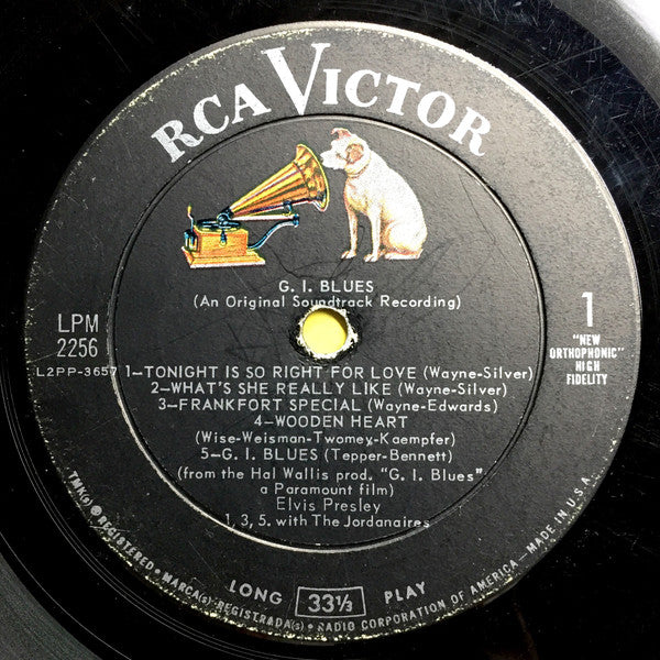 Elvis* : G. I. Blues (LP, Album, Mono, RP, Roc)