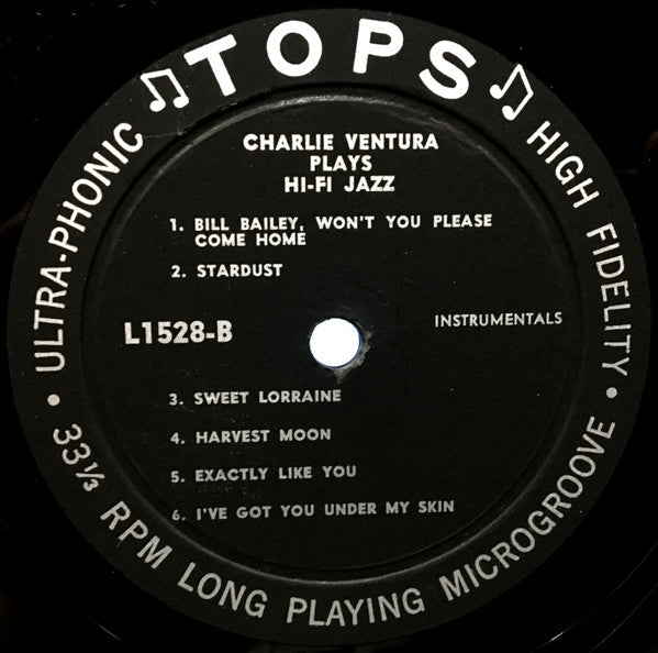 Charlie Ventura : Plays Hi-Fi Jazz (LP, Album)