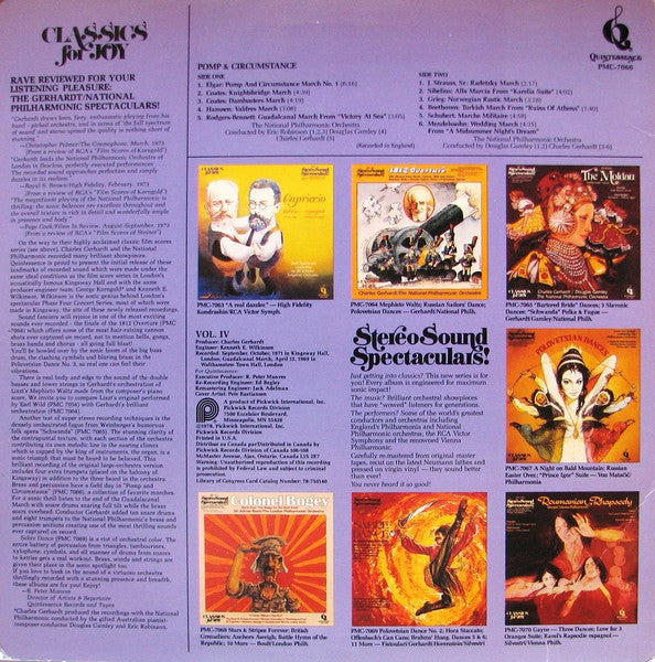 The National Philharmonic Orchestra*, Charles Gerhardt, Douglas Gamley, Eric Robinson (5) : Pomp & Circumstance (LP, Comp)