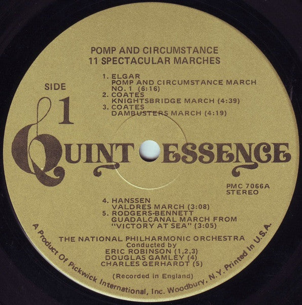 The National Philharmonic Orchestra*, Charles Gerhardt, Douglas Gamley, Eric Robinson (5) : Pomp & Circumstance (LP, Comp)