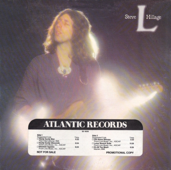 Steve Hillage : L (LP, Album, Pre)