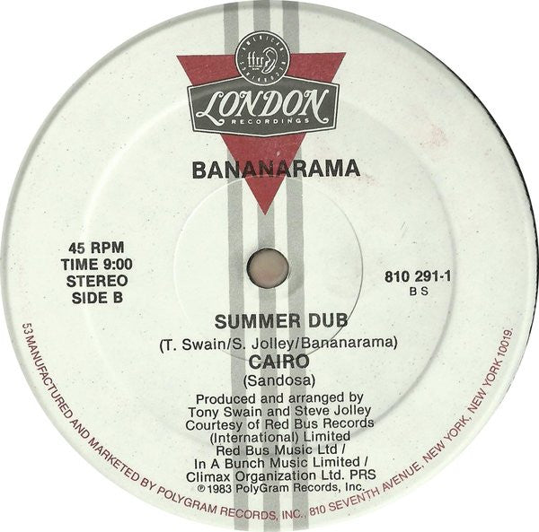 Bananarama : Cruel Summer (12", Single, 53 )