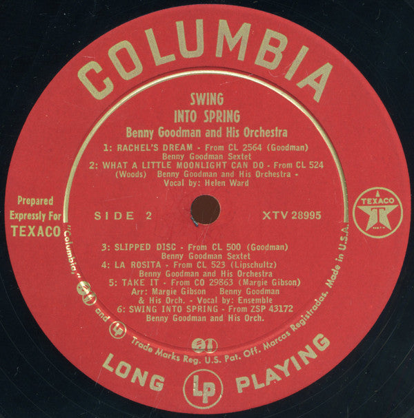 Benny Goodman : Swing Into Spring (LP, Comp)