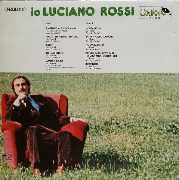 Luciano Rossi : Io (LP, Comp)